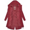 Dámský kabát s kapucí Josinaa Navahoo - BORDEAUX