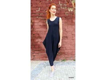 Navarila Tamy jednobarevne saty s kapsami 6