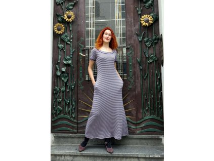 Navarila Marina bavlnene saty s kapsami 1