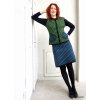 TIKA- pletená sukně nad kolena