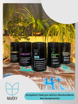 My v Navěky věříme, že čas navíc má smysl. Aktuálně řadu Navěky doplnily produkty přírodní receptury a to EternaVita a...