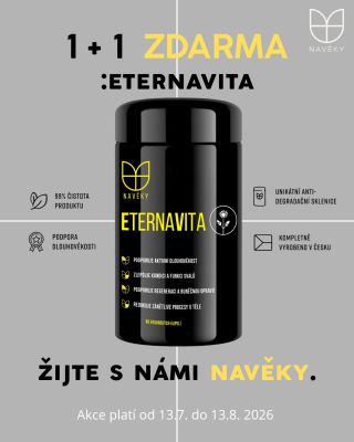 Přírodní cesta k aktivní dlouhověkosti. Podpořte své tělo i mysl kvalitním doplňkem stravy s pečlivě vybranými přírodními...