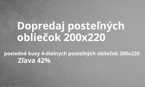 posteľné obliečky