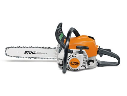 stihl ms 211 c be ergostart petrol chainsaw 16 inch bar 35.2cc 1