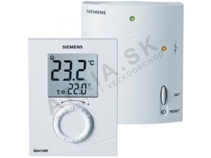 Izbový termostat Siemens RDH 10 RF/SET