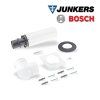 Kondenzačný kotol BOSCH - Vodorovný odťah spalín 80/125 mm