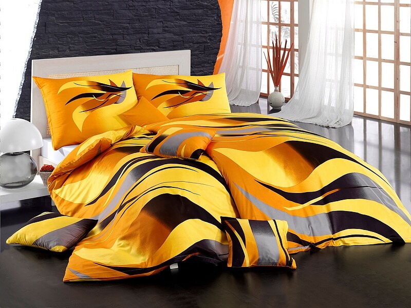 Výrazné obliečky v modernom interiéri