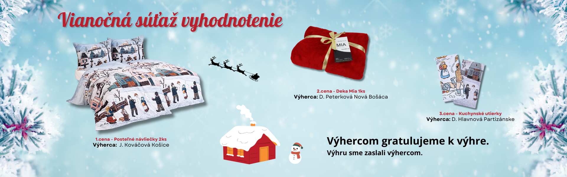 Vyhodnotenie vianocna sutaz 2025