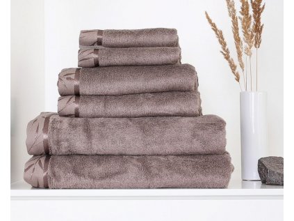 Bambusová osuška Luna taupe