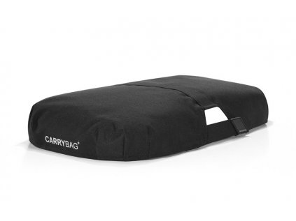 Kryt koša CARRYBAG black z polyesteru 48,5x6,5x28,5 cm v čiernej farbe, Reisenthel