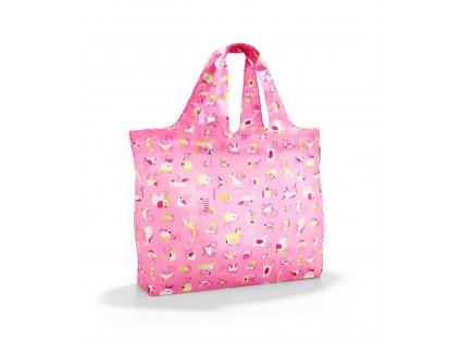 Skladacia taška Mini Maxi Beachbag abc friends pink, Reisenthel