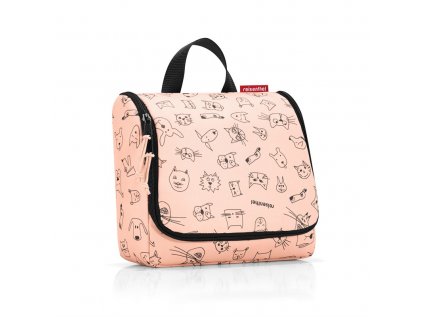 Kozmetická taška Toiletbag kids cats and dogs rose, Reisenthel