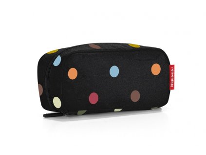 Púzdro MULTICASE dots z vodeodolného polyesteru 21x10x7 cm v čiernej farbe s bodkami, Reisenthel