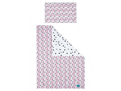 5-dielne posteľné obliečky Belisima Mačiatka 100/135 ružové