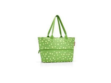 Taška cez rameno Shopper e1 spots zelená, Reisenthel