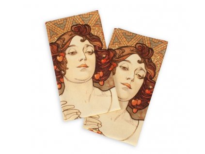 Kuchynské utierky Ruby Alfons Mucha
