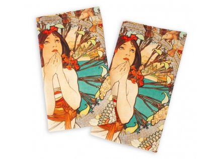 Kuchynské utierky Monaco Alfons Mucha