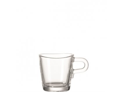 Šálka na espresso LOOP 75 ml P:5,5 cm V:6 cm zo skla v čírej farbe, Leonardo
