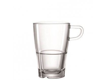 Šálka na latte macchiato SENSO 350 ml P:8 cm V:12 cm zo skla v čírej farbe, Leonardo