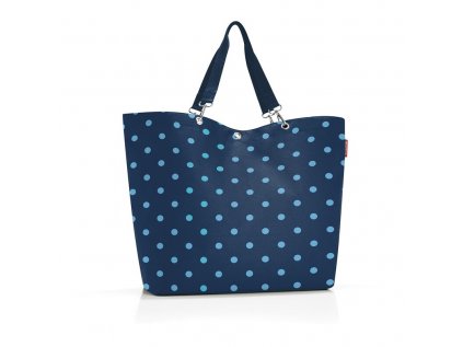 Nákupná taška Shopper XL mixed dots blue , 68x20xV.45,5 cm , Reisentel