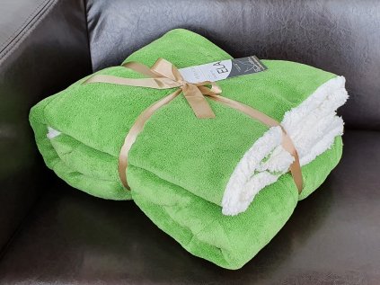 Ovečková deka Ela zelená