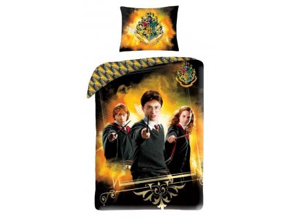 Detské obliečky premium Harry potter gold