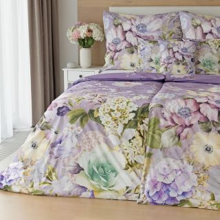 Realistické veľkokveté vzory pripomínajú umeleckú maľbu a dodávajú obliečkam exkluzívny vzhľad, tak ako pri vzore...