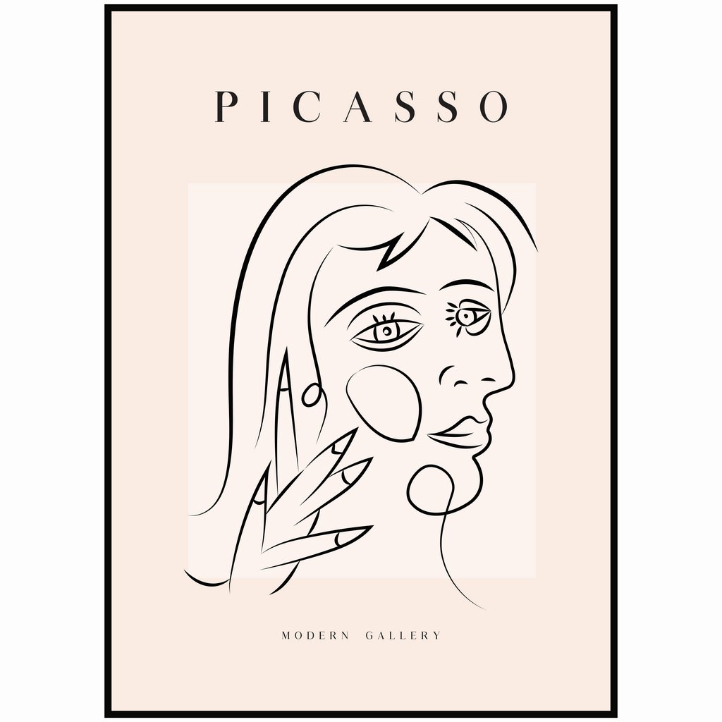 Pablo Picasso - Dáma