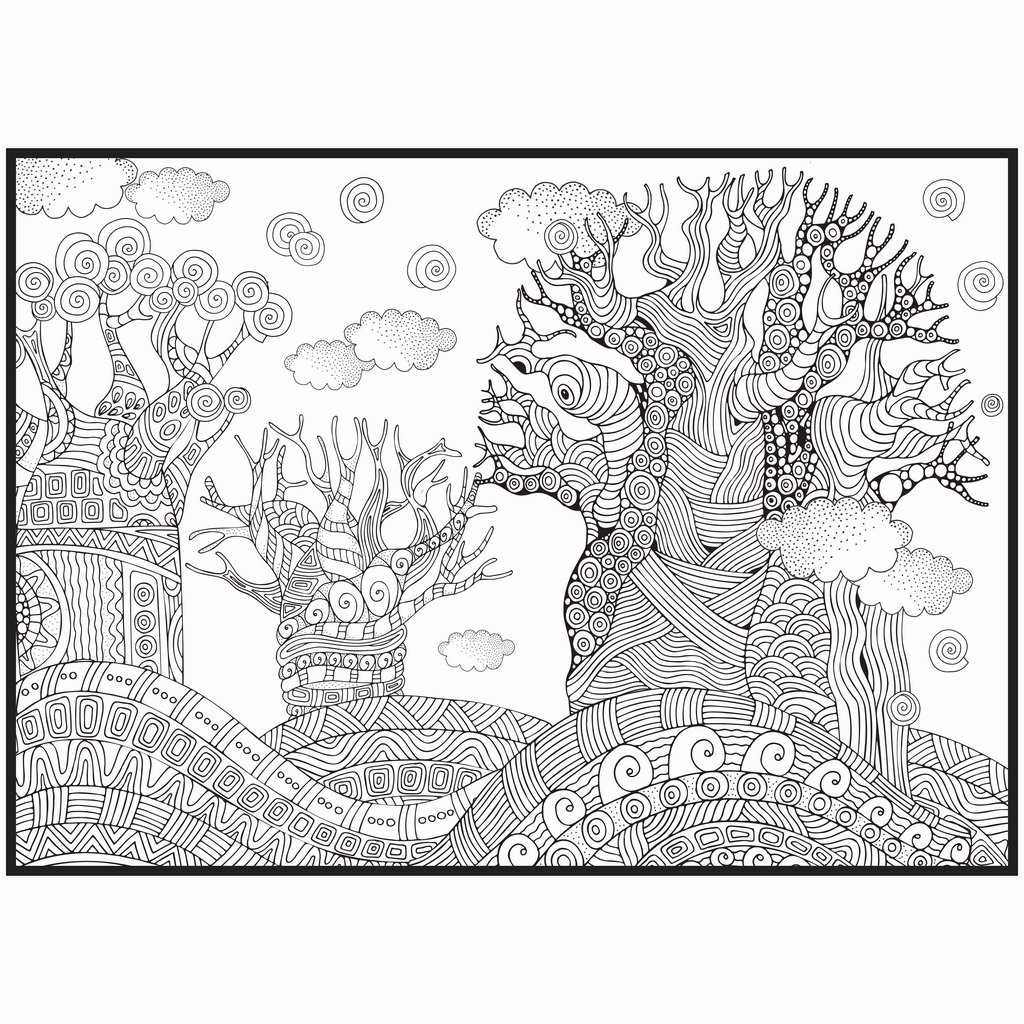 Plakátová omalovánka Baobab 50x70 cm