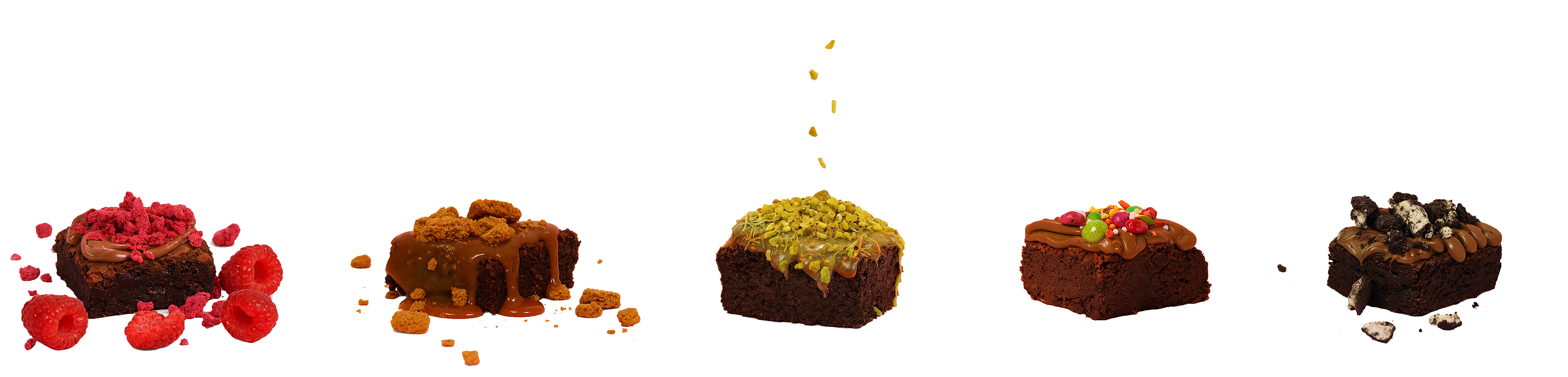 Mix brownies