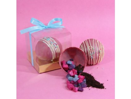 Cokoladova bomba ruby kakao modra