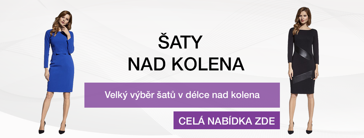 Velký výběr šatů nad kolena