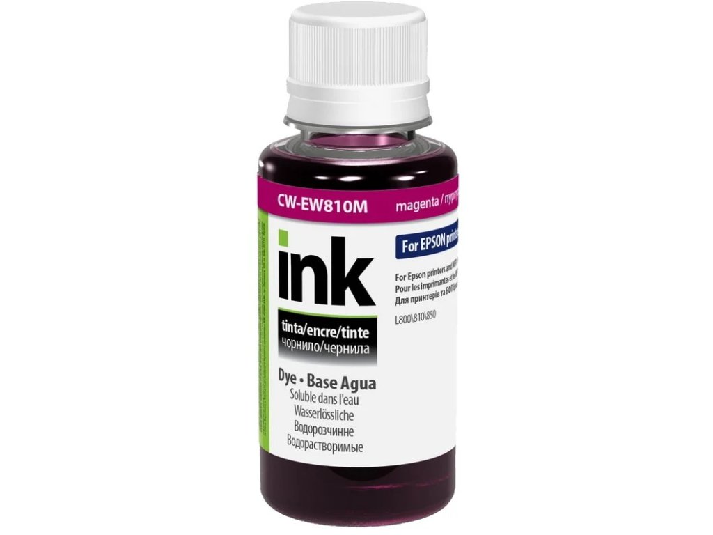 Alternatívna atramentová kazeta COLORWAY pre EPSON / C13T67334A10/ L800/ L805/ L810/ L850/ L1800/ 100 ml/ Magenta