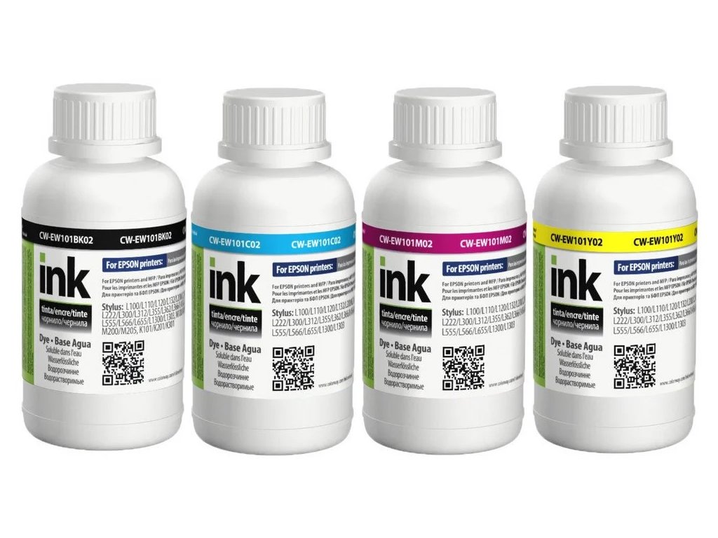 Alternatívna atramentová kazeta ColorWay pre EPSON / C13T66464A / L1x0/ L2x0/ L355/ L550/ 4x 200ml Multipack