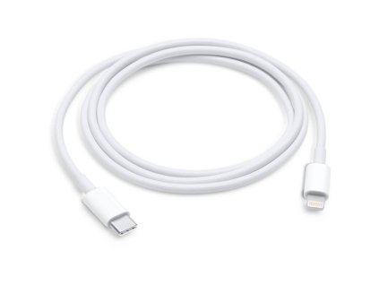 Originální Apple nabíjecí a datový kabel USB-C s konektorem Lightning (1m) - Výborný