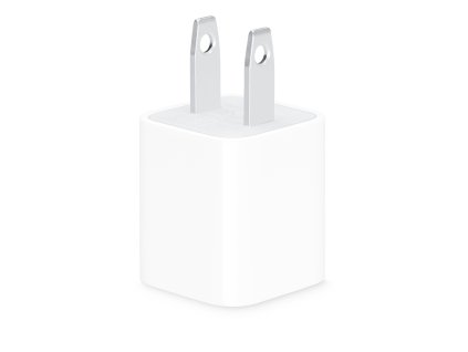 Originální Apple 5W US nabíječka - Bílá