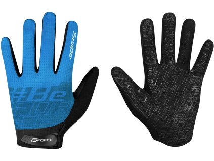 force mtb swipe letni rukavice modre vel xl ien406367