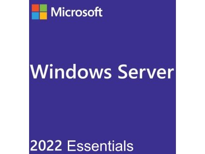 dell ms windows server 2022 essentials rok reseller option kit oem pro max 10 cpu jader max 25 uzivatelu ien425719