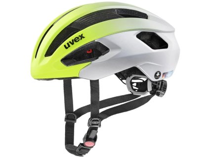 uvex helma rise cc tocsen neon yellow silver mat vel 52 56 cm ien425973