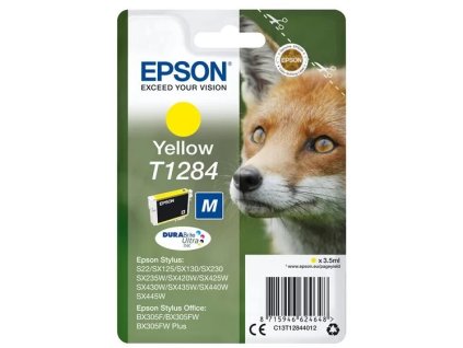 epson t1284 yellow 3 5ml pro stylus s22 sx125 sx130 420w 425w stylus office bx305f originalni ien270672