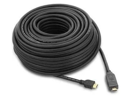 premiumcord hdmi high speed with ether kabel se zesilovacem 30m 3x stineni m m zlacene konektory cern ien352524