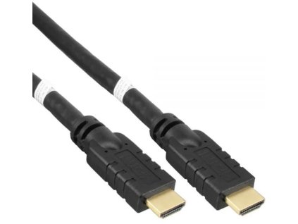 premiumcord hdmi high speed with ether 4k 60hz kabel se zesilovacem 15m 3x stineni m m zlacene konektory ien377808