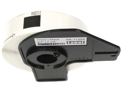 allprint pro kompatibilni s brother dk 11204 papirove bile univerzalni stitek 17 x 54mm 400ks ien391867