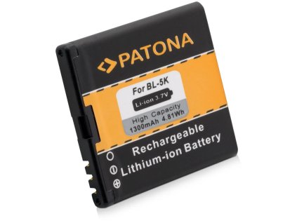 patona baterie pro mobilni telefon nokia bl 5k 1300mah 3 7v li ion ien443936