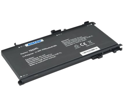 avacom baterie pro hp omen 15 ax pavilion 15 bc series te03xl li pol 11 55v 5300mah ien500630