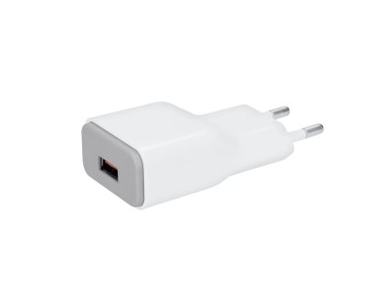 solight usb nabijeci adapter fast charge 1x usb qualcomm 5v2a 9v1 5a 12v1a ac 230v bilosedy ien501227