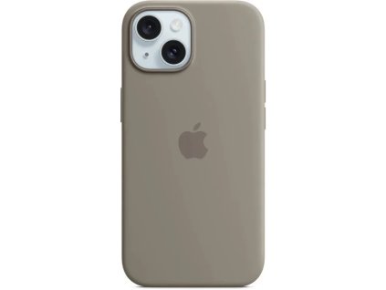 apple iphone 15 silicone case s magsafe clay ien502005