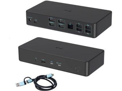 i tec usb 3 0 usb c thunderbolt 3 professional dual 4k display docking station gen2 pd 100w ien502077