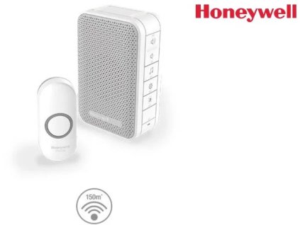 honeywell home dc313n bezdratovy zvonek series 3 6 melodii prenosna zakladna design tlacitko ien504544