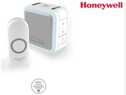honeywell home dc515n bezdratovy zvonek series 5 150 m 6 melodii prenosna zakladna bila design tlacitko ien504550